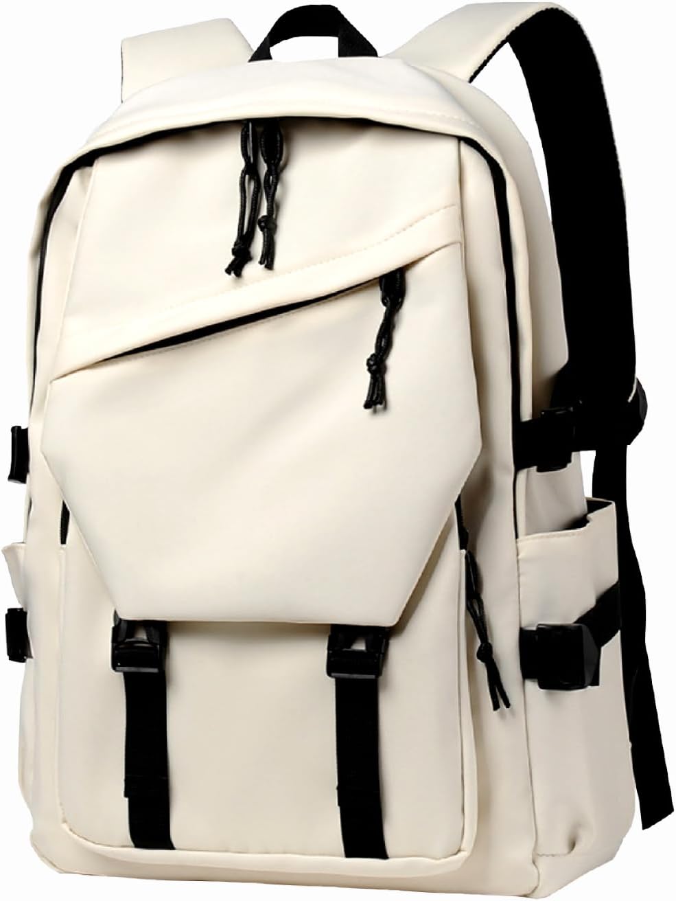 Unisex Classic Large Capacity Backpack, Durable Fabric, Multiple Pockets, Adjustable Straps, Waterproof