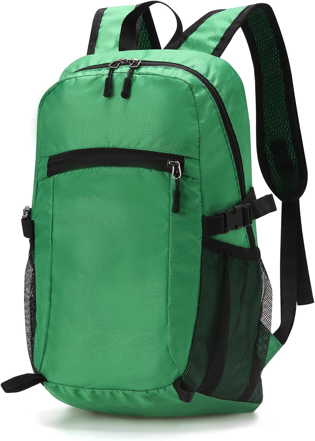 Lightweight Hiking Backpack,Waterproof Small Hiking Daypack,Foldable Backpack for Travel,Ultralight Camping Green