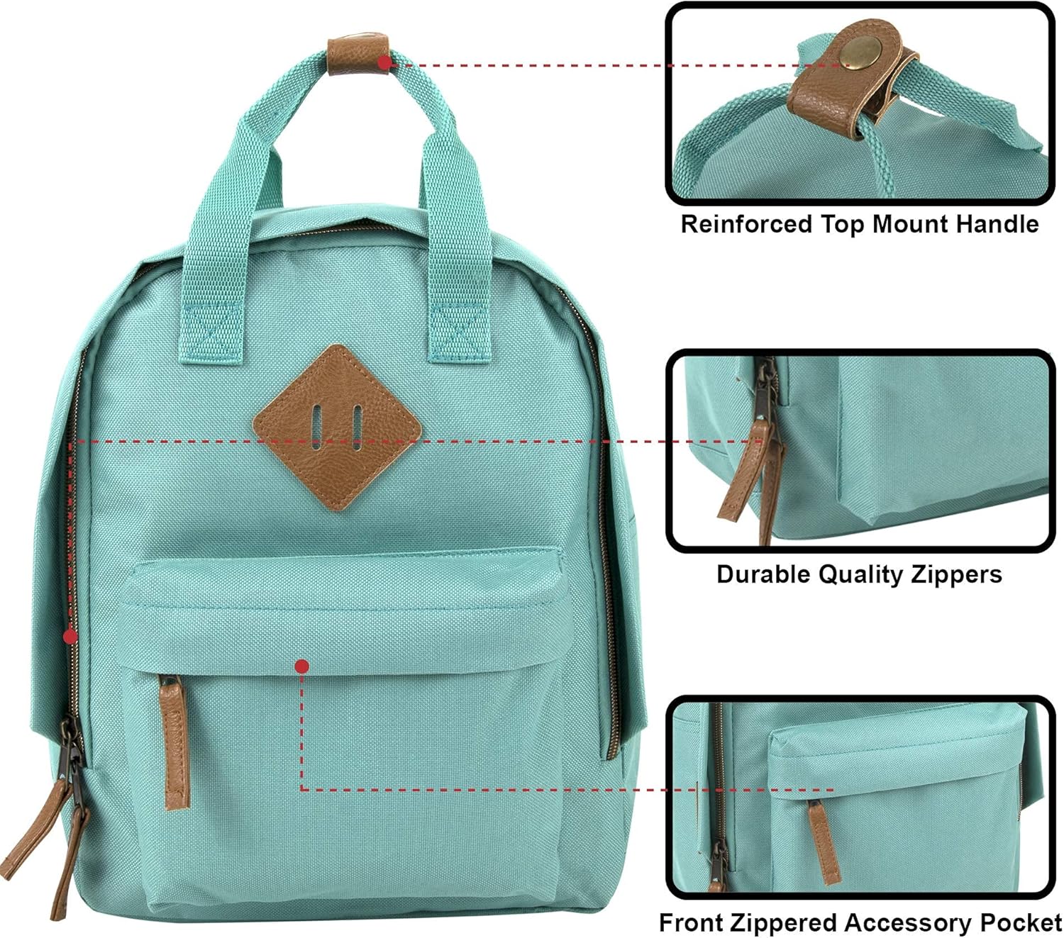 Canvas Mini Backpack, Suitable for Everyday and Daily Use, Unisex - Image 2